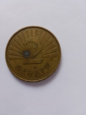 2 dinari 2001 macedonia foto