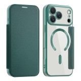 Husa iPhone 17 Pro Asteroid GSM SmartMag Book Case, verde