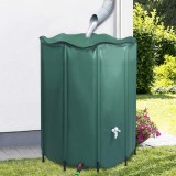 Rezervor de apă de ploaie rabatabil cu cep, 1000 L
