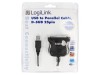 Adaptor USB 1.1 D-Sub 25pin soclu cu cablu USB A 1,8m, Logilink