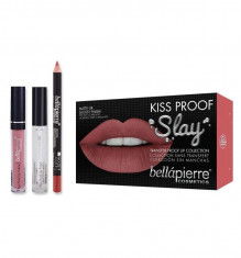 Set Rezistent la Transfer pentru Buze Bellapierre Kiss Proof Slay Transfer Lip Collection Nude foto