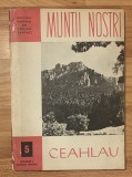 Ceahlau. Colectia Muntii Nostri. ONT Carpati, Nr. 5 + harta