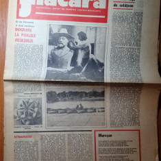 flacara 6 iulie 1978-com. tilisca sibiu,orasul tecuci,cenaclul flacara