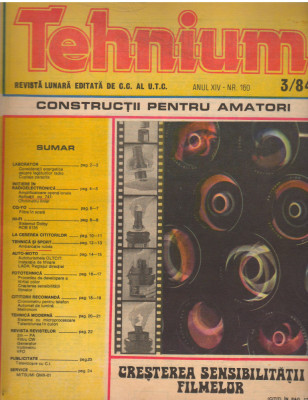 C10372 - REVISTA TEHNIUM, 3/1984 foto