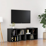 Comoda TV, negru, 104x30x52 cm, PAL GartenMobel Dekor, vidaXL