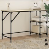 Cumpara ieftin Birou, stejar sonoma, 120x50x75 cm, metal și lemn prelucrat