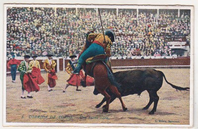 bnk cp Corrida de toros - Una buena vara - necirculata foto