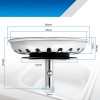 Set 2 sita scurgere pentru chiuveta de bucatarie, JENUOS&reg;, pentru Protectie Anti Infundare Scurgere Sifon,