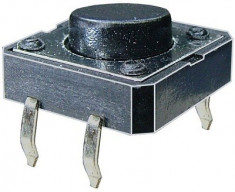 Push buton 12x12mm, inaltime 5mm - 124401 foto