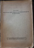 Der Stand der Vorgeschichtsforschung in Rumanien - Jon Nestor (cu dedicatia autorului pentru Gr. Florescu)