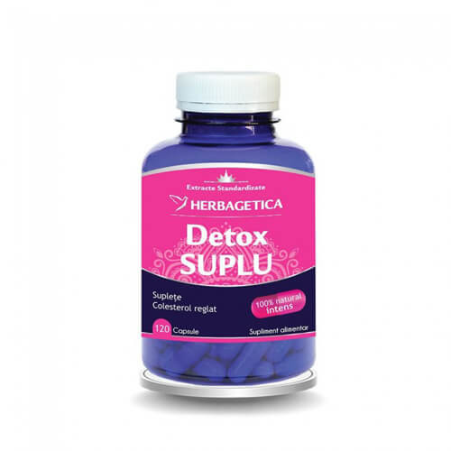 Detox Suplu, 120cps, Herbagetica