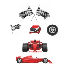 Set de autocolante, formula, SVEND foto