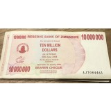 (ORIX) Zinbabwe 10000000 dolar dollars 2008