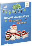Jocuri matematice cu Pinguinii Moșului - Paperback brosat - Gama