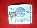 Serie Austria 1984 -Personalitati- Congres Mondial Ingineri Auto ,1 val., Nestampilat