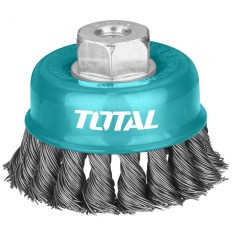 Perie sarma tip cupa Total - fir rasucit - 100mm