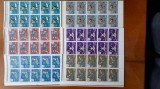 1976-Olimpiada de iarna Innsbruck-Lp901-coli de 10 buc.-6 coli- compl.set-MNH