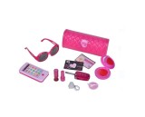 Set geanta roz, cu accesorii, ochelari si telefon mobil, +3 ani, Oem
