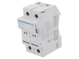 Separator cu Fuzibil 10x38mm 32A 690V 2 Poli pentru Șină DIN, Hager
