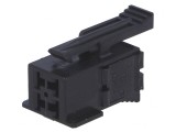 Conector Cablu-Cablu JPT Mufă Mamă 4 PIN Negru