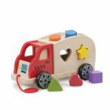 Camion Shape Sorter cu 6 forme, New Classic Toys