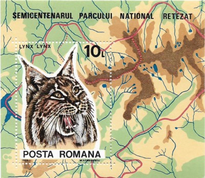 Colita Semicentenarul Parcului National Retezat - fauna si flora, 1985 - NEOBL. foto