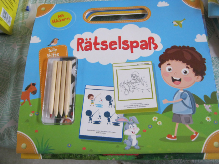 Carti de colorat si jocuri in limba germana