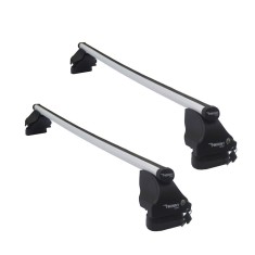 Set bare transversale portbagaj din aluminiu marca Twinny Load TL A32, kit complet cu bare, suporti si antifurt cu cheie Opel Zafira B 2008-2011 Mpv foto