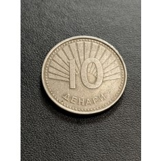 B 11-C-3 Moneda 10 Denari 2008 Macedonia de Nord