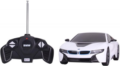 MASINA CU TELECOMANDA BMW i8 SCARA 1 LA 18 SuperHeroes ToysZone foto