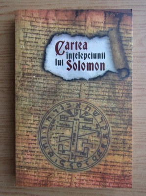 Cartea intelepciunii lui Solomon foto