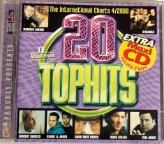 Various &lrm;&ndash; 20 Tophits - The International Charts 4/2000 NM / NM diblu cd muzica pop rock Top 13 Music Germania 2000