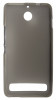 Husa silicon gri semitransparenta (cu spate mat) pentru Sony Xperia E1 (D2004/D2005) / Sony Xperia E1 Dual Sim (D2104/D2105)
