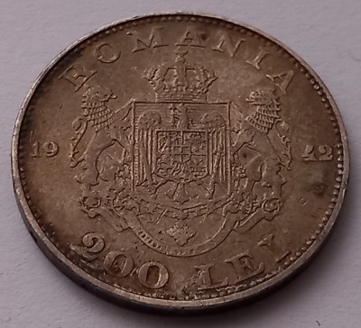 Romania , 200 Lei 1942 argint foto
