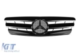 Grila crom/neagra potrivita pentru Mercedes C-Class W203 2000-2007 Performance AutoTuning