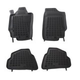 Set covorase auto din cauciuc Seat Ibiza (6j) 04.2008-04.2012 / 04.2012-; negre, 4 bucati