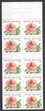 Belgia 1997 - Flori - Timbru autoadeziv, Bloc de 10 timbre, MNH, Nestampilat