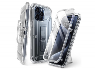 Husa iPhone 15 Pro Supcase Unicorn Beetle Pro, transparenta - RESIGILAT foto