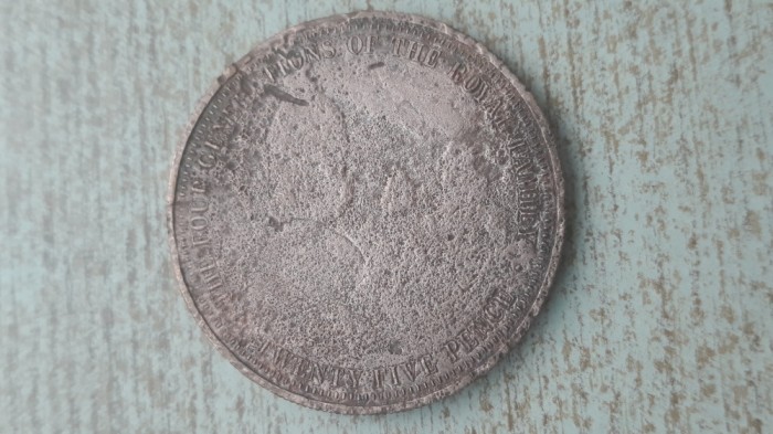 St. Helena - Twenty five pence 2014.