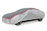 Husa auto antigrindina AMiO marime L 480 x 180 x 120 cm, prelata rezistenta la intemperii cu strat EVA 5 mm, pentru Audi A3, BMW Seria 1, VW Golf,