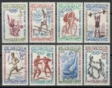 Maroc 1960 Mi 462/69 MNH - Jocurile Olimpice de vara, Roma