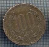 AX 1064 MONEDA- CHILE - 100 PESOS -ANUL 1989 -STAREA CARE SE VEDE, America Centrala si de Sud