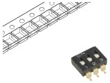 Dip-switch 3 secțiuni ON-OFF, SMT