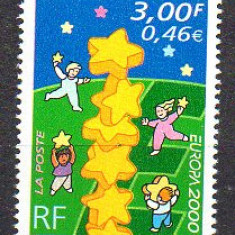 FRANTA 2000, EUROPA CEPT, serie neuzata, MNH