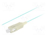 Cablu fibră optică LANBERG OM3 SC/UPC 2m LSZH turcoaz multimod