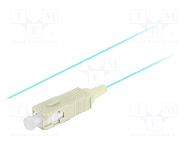 Cablu fibră optică LANBERG OM3 SC/UPC 2m LSZH turcoaz multimod
