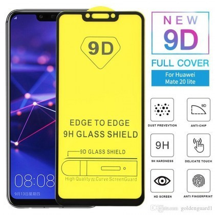 Folie Protectie ecran antisoc , Full Glue , Samsung M205 Galaxy M20 2019, Tempered Glass 9D , Full Face , Neagra Bulk