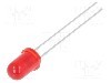 Dioda LED, 5mm, ro&amp;#351;ie, 700...1300mcd, 20mA, 1,95...2,5V, KINGBRIGHT ELECTRONIC - L-53SURDK