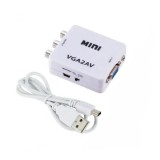 Convertor mini VGA2AV VGA 3RCA HDV-555 2C031 XXM