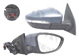 Oglinda exterioara Volkswagen Scirocco (1k8), 07.2008-, Dreapta, reglare electrica; grunduit; incalzita; geam convex; cromat; 6 pini; cu semnalizare, SRLine